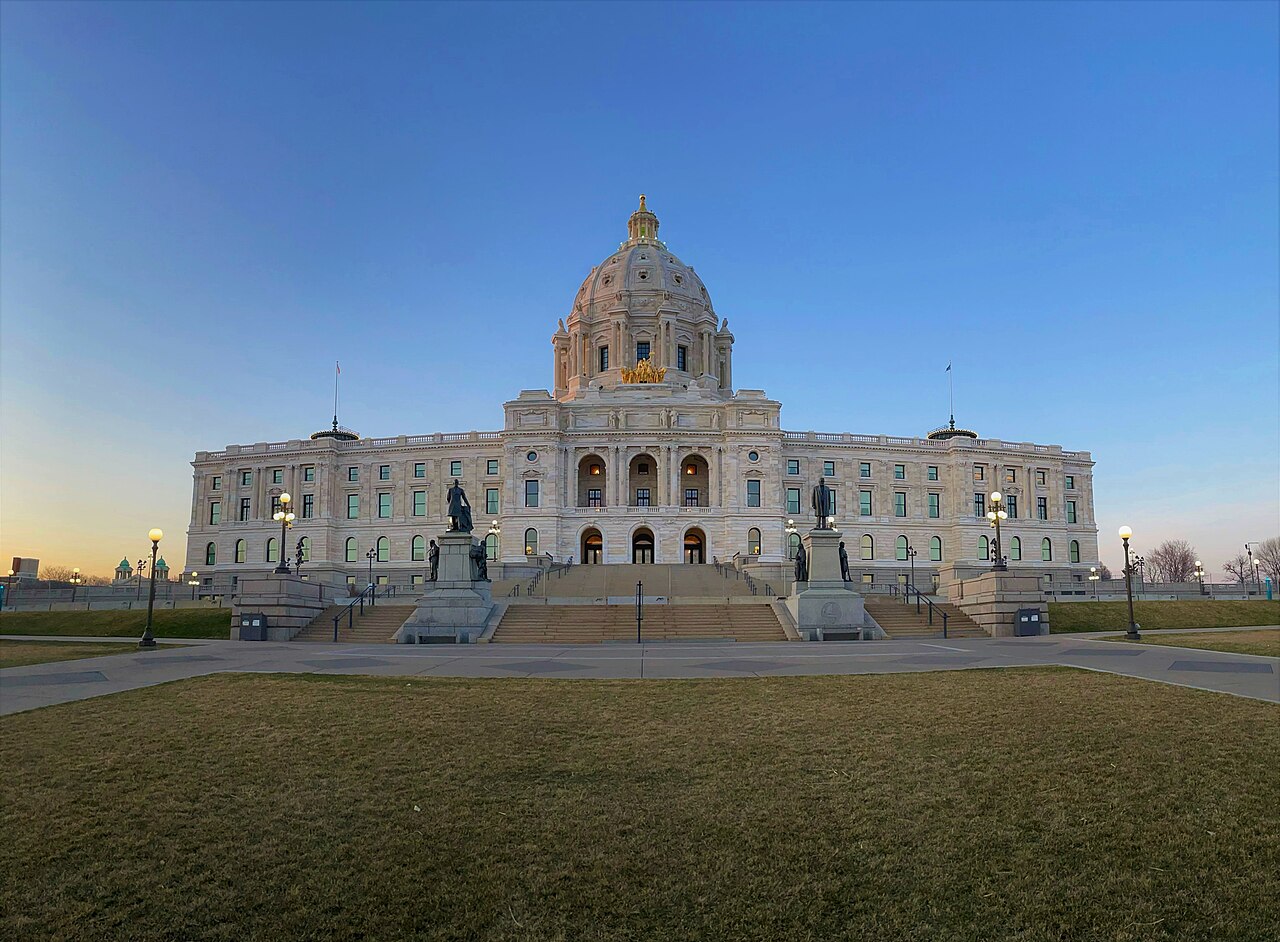 The Minnesota State Capitol in Saint Paul, Minnesota