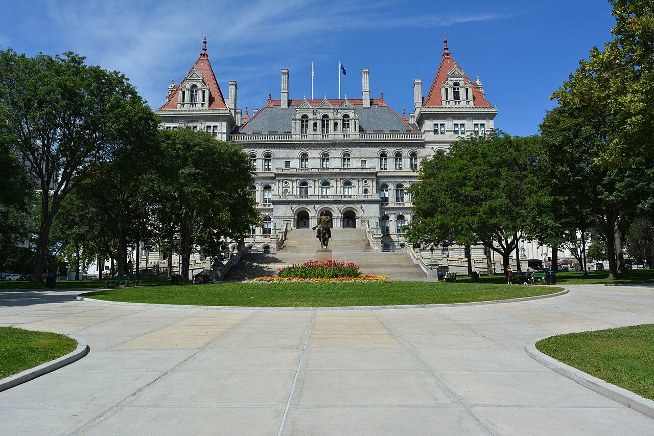 New York State Capitol building in Albany, New York