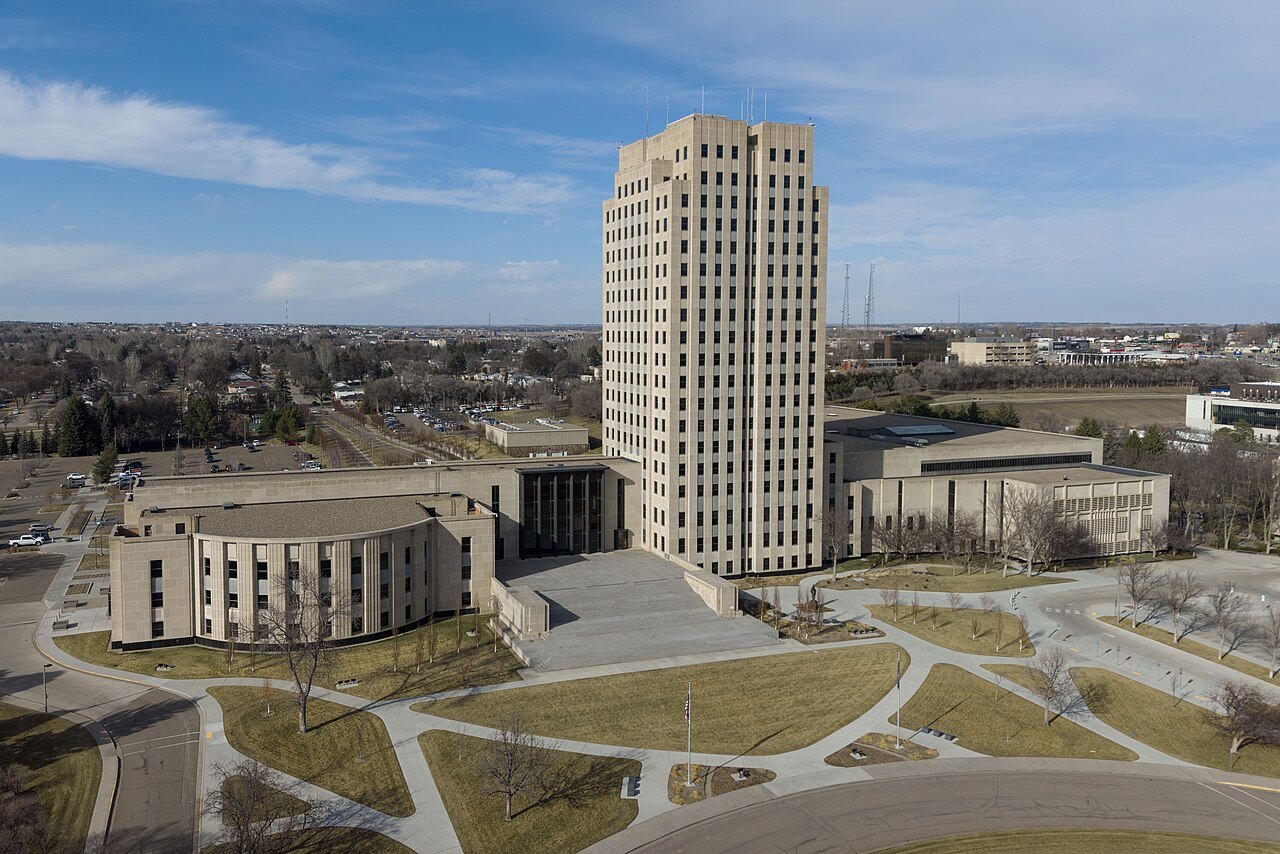 North Dakota State Capitol in Bismarck, North Dakota